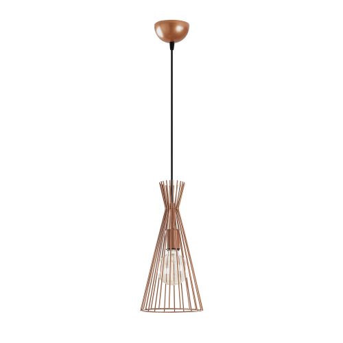 Opviq, 525NOR1601, Modern copper chandelier, diameter 20 cm, height 136 cm | Iron body, E27 socket, 40W Max | Stylish industrial and Scandinavian design for home decoration