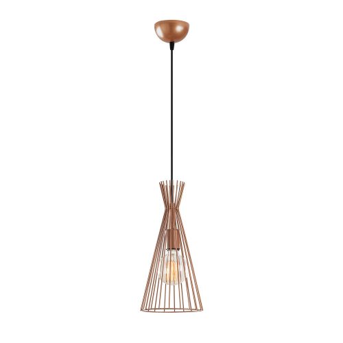 Opviq, 525NOR1601, Modern copper chandelier, diameter 20 cm, height 136 cm | Iron body, E27 socket, 40W Max | Stylish industrial and Scandinavian design for home decoration