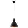 Modern Black Chandelier, 22 cm Diameter, 122 cm Height | Iron Body, E27 Socket, 40W Max | Stylish Industrial & Scandinavian Design for Home Decor