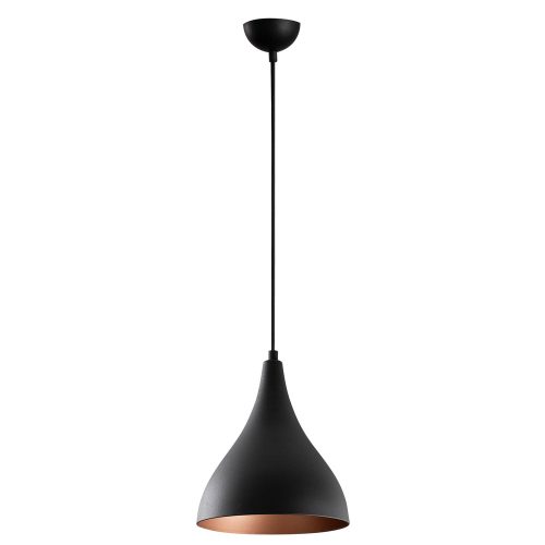 Opviq, 525NOR1646, Modern black chandelier, diameter 22 cm, height 122 cm | Iron body, E27 socket, 40W Max | Stylish industrial and Scandinavian design for home decoration