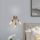 Vintage Metal Wall Lamp, 22 cm Diameter, 28 cm Height | 3 x E27 Max 40W, IP20 | Modern Glam Design for Elegant Home Decor & Ambiance