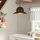 Modern Black Chandelier, 28 cm Diameter, 113 cm Height | Metal Body, E27 Socket, 40W Max | Stylish Industrial & Scandinavian Design for Home Decor