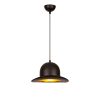 Modern Black Chandelier, 28 cm Diameter, 113 cm Height | Metal Body, E27 Socket, 40W Max | Stylish Industrial & Scandinavian Design for Home Decor