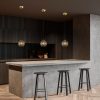 Elegant Gold Chandelier, Adjustable Height 35-115 cm, Metal Body, Ø17 cm, E27 Socket (Max 40W), Stylish Lighting for Modern Spaces, IP20 Rated