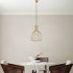 Elegant Gold Chandelier, Metal Body, Ø38 cm, Adjustable Height 66-146 cm, E27 Socket, 40W Max, Stylish Lighting for Home & Office Decor, IP20