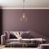 Elegant Gold Chandelier, Metal Body, Ø38 cm, Adjustable Height 66-146 cm, E27 Socket, 40W Max, Stylish Lighting for Home & Office Decor, IP20