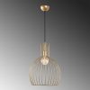 Elegant Gold Chandelier, Metal Body, Ø38 cm, Adjustable Height 66-146 cm, E27 Socket, 40W Max, Stylish Lighting for Home & Office Decor, IP20