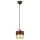 Opviq, 683AVN1421, Modern Copper Chandelier, 70 cm Height, 15 cm Diameter, Metal Body with Glass Cap, E27 Socket Max 40W | Stylish Industrial & Scandinavian Design