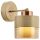 Modern Wall Lamp, Cream Metal Body, 23 cm Height, 14 cm Width, 19 cm Depth | E27 Socket, Max 40W | Glam & Scandinavian Design for Stylish Spaces