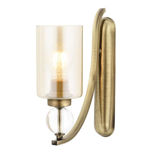 Opviq, 683AVN2202, Elegant Wall Lamp with Metal Body & Glass Cap, Antiquation Copper, 32 cm Length | E27 Socket, IP20, 220-240V | Perfect for Modern & Glam Spaces