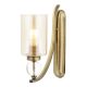 Opviq, 683AVN2202, Elegant Wall Lamp with Metal Body & Glass Cap, Antiquation Copper, 32 cm Length | E27 Socket, IP20, 220-240V | Perfect for Modern & Glam Spaces