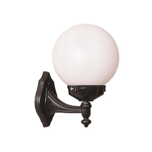 Modern Outdoor Wall Lamp, Black & White, 30 cm Length, IP65, E27 Max 40W, Durable ABS Body & Polyethylene Cap | Stylish Industrial Design for Patios & Gardens