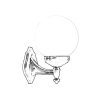 Modern Outdoor Wall Lamp, Black & White, 30 cm Length, IP65, E27 Max 40W, Durable ABS Body & Polyethylene Cap | Stylish Industrial Design for Patios & Gardens