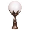 Outdoor Wall Lamp, Brown ABS Body, 55 cm Length, 25 cm Diameter, E27 Max 40W, IP65 Rated | Nostalgic American Traditional & Industrial Design