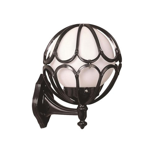Modern Outdoor Wall Lamp, Black & White, 34 cm Length | Durable ABS Body, IP65 Rated, E27 Socket Max 40W | Stylish Industrial Design for Patios & Gardens