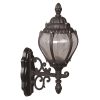 Outdoor Wall Lamp, Black ABS Body, 47 cm Length, E27 Max 40W, IP65 Waterproof, 27 x 20 cm | Traditional American Design for Nostalgic Charm