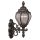 Opviq, 685AVN1328, Outdoor Wall Lamp, Black ABS Body, 47 cm Length, E27 Max 40W, IP65 Waterproof, 27 x 20 cm | Traditional American Design for Nostalgic Charm