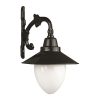 Outdoor Wall Lamp, Black & White, 45 cm | ABS Body, Acrylic Cap, E27 Max 40W, IP65 | Stylish Industrial Design for Traditional & Modern Spaces