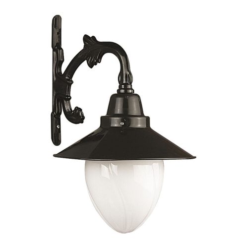 Outdoor Wall Lamp, Black & White, 45 cm | ABS Body, Acrylic Cap, E27 Max 40W, IP65 | Stylish Industrial Design for Traditional & Modern Spaces