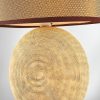 Elegant Brown Table Lamp, Porcelain Body, 25 cm Diameter, 38 cm Height | Assembled, Energy Saving E27 Socket, IP20 | Perfect for Home & Office Decor