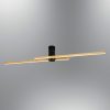 Elegant Gold Chandelier, Metal Body, 120 cm x 10 cm x 18 cm | 2 x 15W LED, 3000K, 3000 Lm | Modern Lighting for Home & Office Decor
