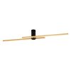 Elegant Gold Chandelier, Metal Body, 120 cm x 10 cm x 18 cm | 2 x 15W LED, 3000K, 3000 Lm | Modern Lighting for Home & Office Decor
