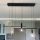Elegant Black & Gold Chandelier, 115 cm Wide, 120 cm High | Metal Body, Acrylic, 65W LED, 3000K, Assembled | Perfect for Modern Living Spaces