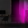 Modern Purple Floor Lamp, 120 cm Height, Aluminium Body, 600 Lumen, 12W, Electrostatic Coated, Type C Socket, Perfect for Home & Office Decor