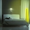 Modern Yellow Floor Lamp, 120 cm Height, Aluminium Body, 600 Lumen, A+ Energy, 12V Adapter, On/Off Switch, Perfect for Home & Office Decor