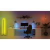 Modern Yellow Floor Lamp, 120 cm Height, Aluminium Body, 600 Lumen, A+ Energy, 12V Adapter, On/Off Switch, Perfect for Home & Office Decor