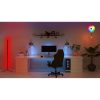 Modern Floor Lamp with Aluminium Body, 120 cm Height, Black Electrostatic Coating, 120 cm LED Strip, Type C Socket, A+ Energy Efficient | Stylish & Functional Lighting