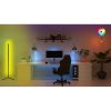 Modern Floor Lamp with Aluminium Body, 120 cm Height, Black Electrostatic Coating, 120 cm LED Strip, Type C Socket, A+ Energy Efficient | Stylish & Functional Lighting