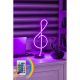 Modern Table Lamp with Remote, 16 Colors & 4 Modes, 100% Aluminium, 47 cm Height, 120 cm LED Stripes, A+ Energy Rated, Perfect for Home & Office