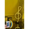 Modern Table Lamp with Remote, 16 Colors & 4 Modes, 100% Aluminium, 47 cm Height, 120 cm LED Stripes, A+ Energy Rated, Perfect for Home & Office