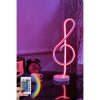 Modern Table Lamp with Remote, 16 Colors & 4 Modes, 100% Aluminium, 47 cm Height, 120 cm LED Stripes, A+ Energy Rated, Perfect for Home & Office