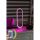 Opviq, 509CRL1117, Modern Table Lamp with Remote, 16 Colors & 4 Modes, 100% Aluminium, 47 cm Height, 12 cm Base, A+ Energy Rated, 20,000+ Hours Lifetime, Stylish Design