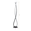 Modern Floor Lamp with Remote, 100% Aluminium, 125 cm Height, 16 Colors & 4 Modes, A+ Energy Rated, 250 cm Cord, Stylish & Functional Lighting Solution