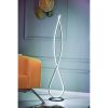 Elegant White Floor Lamp, 125 cm Height, 100% Aluminium & Iron Base, A+ Energy Rated, 20,000+ Hours Lifetime, Perfect for Modern Living Spaces