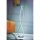 Elegant White Floor Lamp, 125 cm Height, 100% Aluminium & Iron Base, A+ Energy Rated, 20,000+ Hours Lifetime, Perfect for Modern Living Spaces