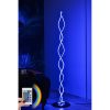 Modern Abstract Floor Lamp, 120 cm Height, 100% Aluminium, Remote Control, 16 Colors & 4 Modes, A+ Energy Rated, 25 x 25 cm, Stylish & Functional Lighting
