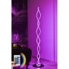 Modern Abstract Floor Lamp, 120 cm Height, 100% Aluminium, Remote Control, 16 Colors & 4 Modes, A+ Energy Rated, 25 x 25 cm, Stylish & Functional Lighting