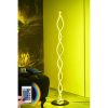 Modern Abstract Floor Lamp, 120 cm Height, 100% Aluminium, Remote Control, 16 Colors & 4 Modes, A+ Energy Rated, 25 x 25 cm, Stylish & Functional Lighting