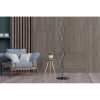 Modern Abstract Floor Lamp, 120 cm Height, 100% Aluminium, Remote Control, 16 Colors & 4 Modes, A+ Energy Rated, 25 x 25 cm, Stylish & Functional Lighting