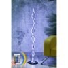 Modern Abstract Floor Lamp, 120 cm Height, 100% Aluminium, Remote Control, 16 Colors & 4 Modes, A+ Energy Rated, 25 x 25 cm, Stylish & Functional Lighting
