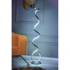 Elegant White Floor Lamp, 125 cm Height, 100% Aluminium & Iron Base, A+ Energy Rated, 20,000+ Hours Lifetime, Perfect for Modern Living Spaces
