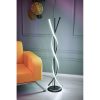 Elegant White Floor Lamp, 125 cm Height, 100% Aluminium & Iron Base, A+ Energy Rated, 20,000+ Hours Lifetime, Perfect for Modern Living Spaces