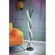 Elegant White Floor Lamp, 125 cm Height, 100% Aluminium & Iron Base, A+ Energy Rated, 20,000+ Hours Lifetime, Perfect for Modern Living Spaces