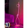 Modern Floor Lamp with Remote, 120 cm Height, 100% Aluminium, 16 Colors & 4 Modes, A+ Energy Rated, Abstract Design, Perfect for Home & Hotel