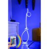 Modern Floor Lamp with Remote, 120 cm Height, 100% Aluminium, 16 Colors & 4 Modes, A+ Energy Rated, Abstract Design, Perfect for Home & Hotel