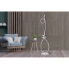 Modern Floor Lamp with Remote, 120 cm Height, 100% Aluminium, 16 Colors & 4 Modes, A+ Energy Rated, Abstract Design, Perfect for Home & Hotel